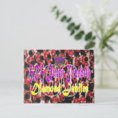 HRH Queen Elizabeth Diamond Jubilee briefkaart (Staand voorkant)