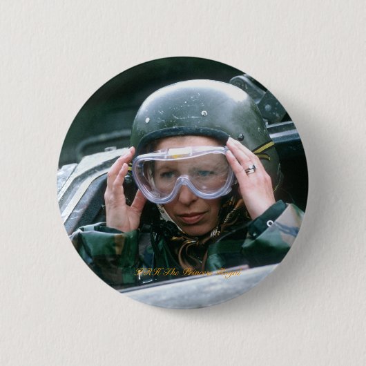 HRH The Princess Royal 1985 Ronde Button 5,7 Cm (Voorkant)