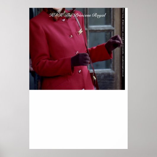 HRH The Princess Royal Poster (Voorkant)