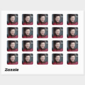 HRH The Princess Royal Vierkante Sticker (Vel)