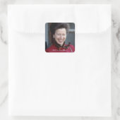 HRH The Princess Royal Vierkante Sticker (Tas)