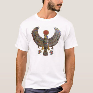 Hru Falcon Pendant - wit t-shirt