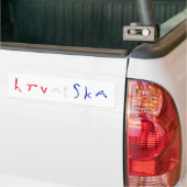 Hrvatska Bumpersticker (Op Truck)