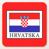 Hrvatska Kartonnen Onderzetters (Voorkant)