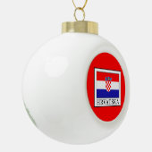 Hrvatska Keramische Bal Ornament (Links)