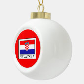 Hrvatska Keramische Bal Ornament (Rechts)