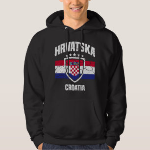 Hrvatska Kroatië Kroatisch Pullover Hoodie
