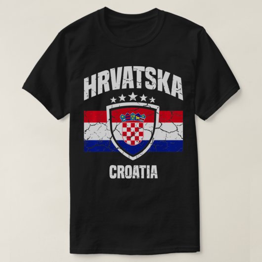 Hrvatska Kroatië Kroatisch T-shirt (Design voorkant)