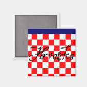 Hrvatska Magnet (Voorkant / Achterkant)