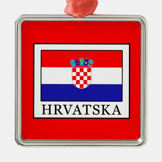 Hrvatska Metalen Ornament (Voorkant)