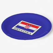 Hrvatska Papieren Bordje (Gekanteld)
