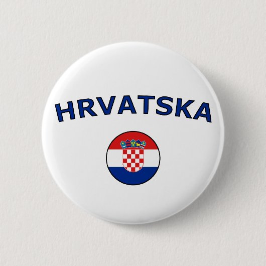Hrvatska Ronde Button 5,7 Cm (Voorkant)