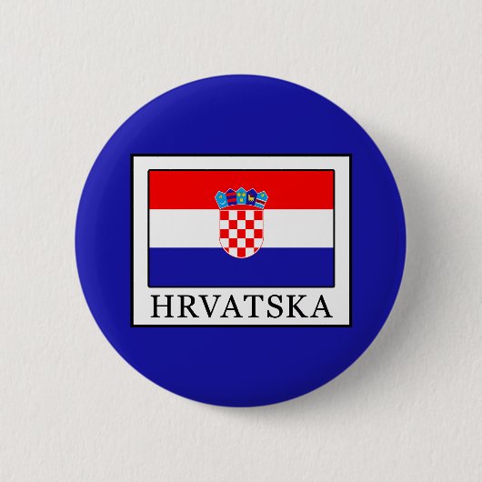 Hrvatska Ronde Button 5,7 Cm (Voorkant)