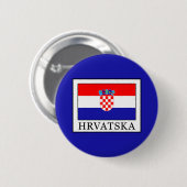 Hrvatska Ronde Button 5,7 Cm (Voorkant /achterkant)