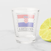 Hrvatska Shot Glas (Achterkant)