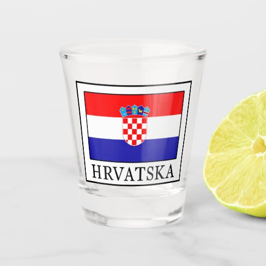 Hrvatska Shot Glas (Voorkant)