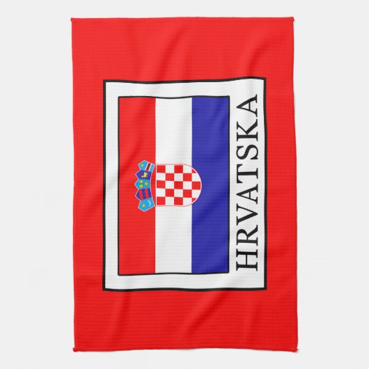 Hrvatska Theedoek (Verticaal)