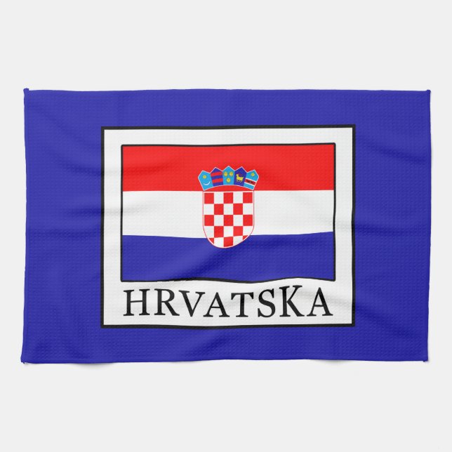 Hrvatska Theedoek (Horizontaal)