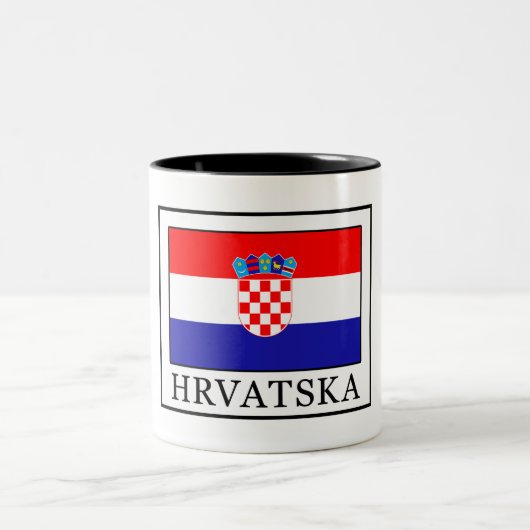 Hrvatska Tweekleurige Koffiemok (Center)