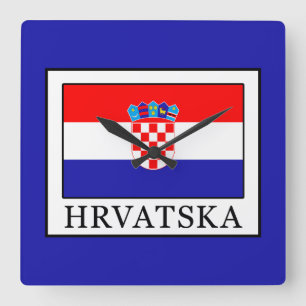Hrvatska Vierkante Klok