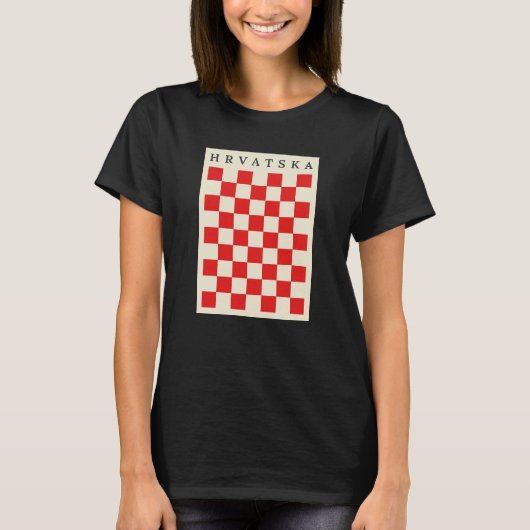 Hrvatska Vintage T-shirt (Voorkant)