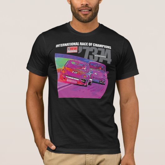 HRW 1973-74 IROC-serie race T-shirt (Voorkant)
