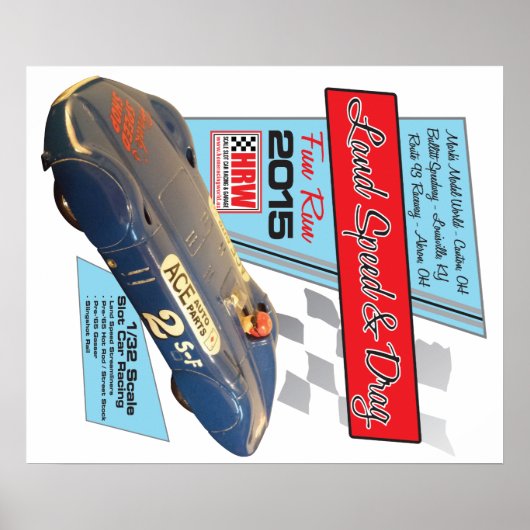 HRW 2015 Land Speed & Drag Poster (Voorkant)