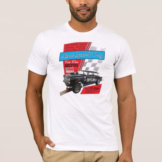 HRW 2015 Landsnelheid & Slepen T-shirt (Voorkant)