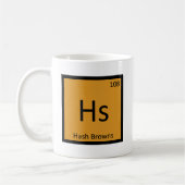 HS - Hash Browns Breakfast Chemistry-symbool Koffiemok (Links)