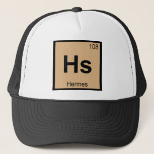Hs - Hermes God Chemische Periodiek Systeem Symboo Trucker Pet