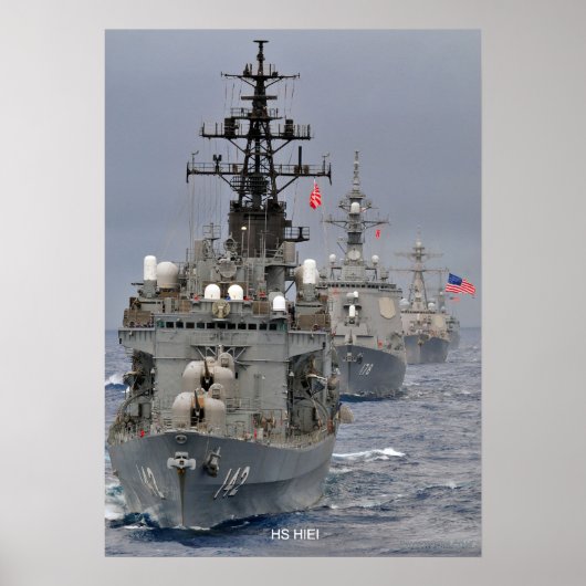 HS Hiei Poster (Voorkant)