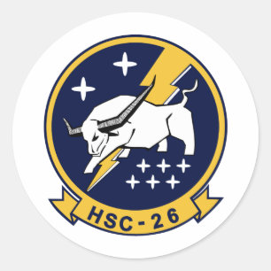HSC-26 opladers Ronde Sticker