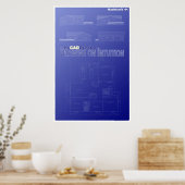 hsCADCreatorFloorPlanPoster Poster (Keuken)