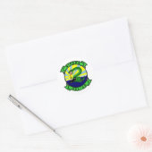 HSL-48 Vipers Ronde Sticker (Envelop)