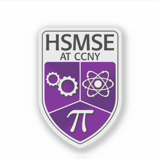 HSMSE Custom-Cut Vinyl Sticker (Voorkant)