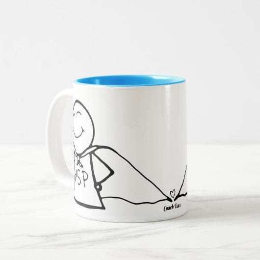 "HSP: Heeft de Mok van Super Powers" (Voorkant links)