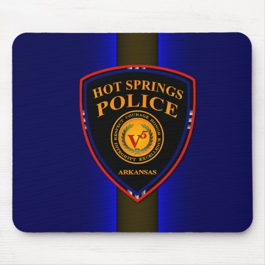 HSPD Thin Blue Line Patch Muismat (Voorkant)