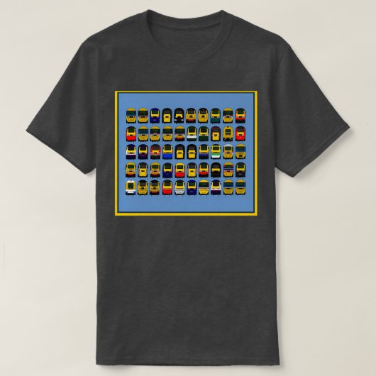 HST INTERCITY 125 TRAINS T-SHIRT (Design voorkant)