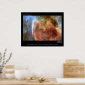 HST Keyhole Nebula Poster (Keuken)