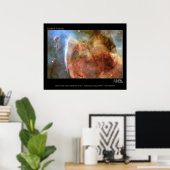 HST Keyhole Nebula Poster (Thuiskantoor)