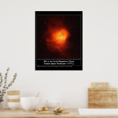 HST N81 in de Small Magellanic Cloud Poster (Keuken)