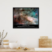 HST Omega Nebula M17 Poster (Keuken)