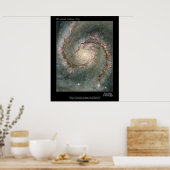HST Whirlpool Galaxy M51 Poster (Keuken)