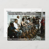 HSU-trainingsfiets 12 volt-energiecentrale Briefkaart (Voorkant / Achterkant)