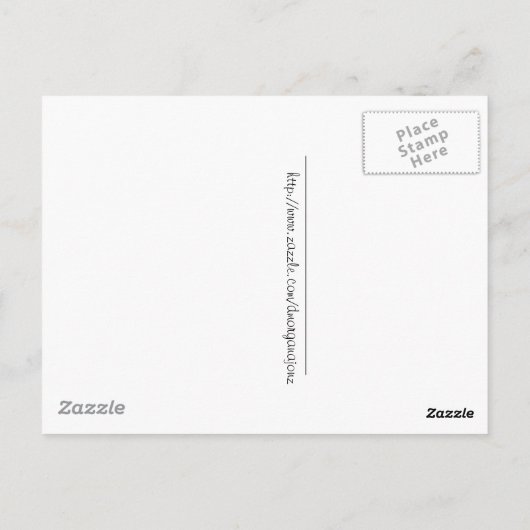 Hsu Wei Bamboo Briefkaart (Achterkant)