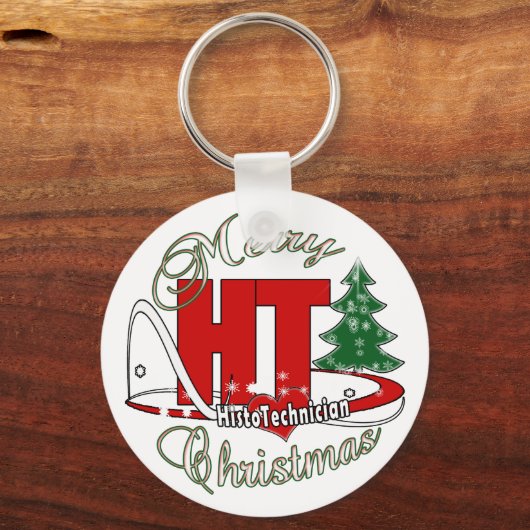 HT MERRY CHRISTMAS HISTO TECHNICIAN SLEUTELHANGER (Voorkant)