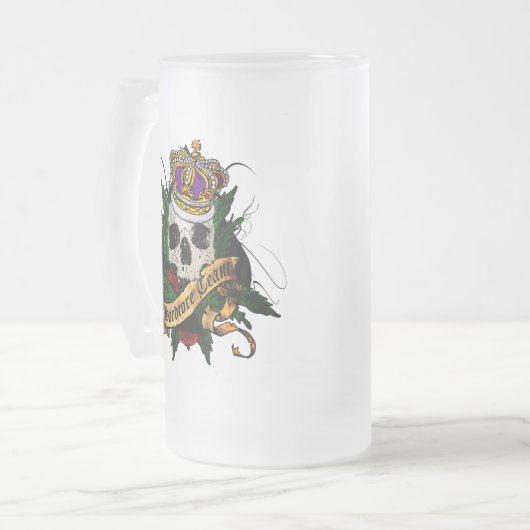 HT Skull of Spade Crowned Mok - Master Del Hombre (Voorkant links)