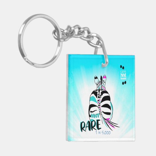 HT Zelden Zebra Sleutelhanger (Voorkant Links)