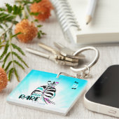 HT Zelden Zebra Sleutelhanger (Voorkant Rechts)