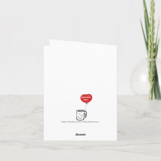 HTC Coffee Mok in Kersttrui Kaart (Achterkant)